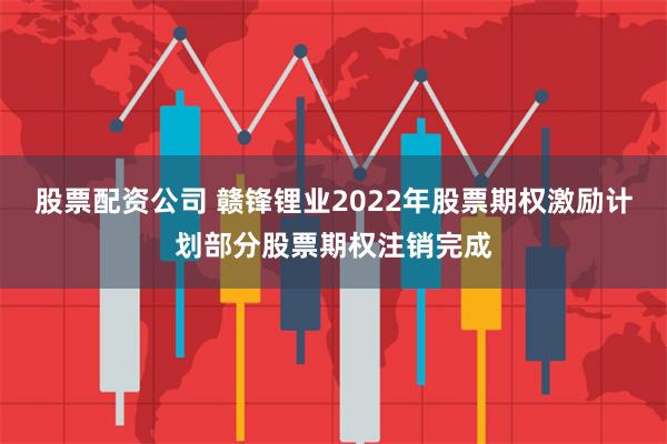 股票配资公司 赣锋锂业2022年股票期权激励计划部分股票期权注销完成